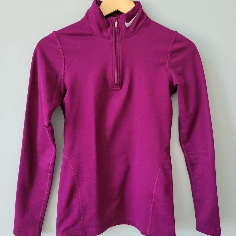 Nike Fit Dry quarter zip running sweater